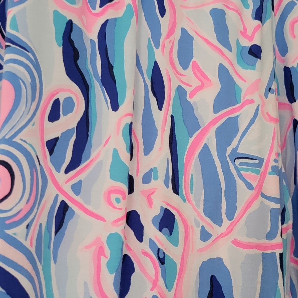 Lilly Pulitzer Rayon Bal Harbour Palazzo Pant XL - Real Nauti